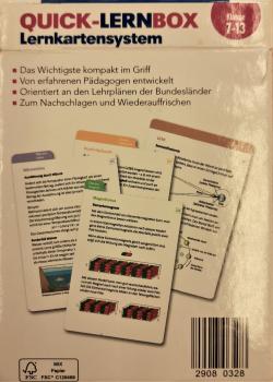 Preview: Schülerhilfe Physik  Quick-Lernbox Klasse 7-13