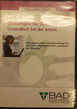 CD-ROM UNTERWEISUNG Grundregeln für Sicherheit und Gesundheit bei der Arbeit