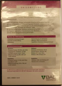 Preview: CD-ROM UNTERWEISUNG Persönliche Schutzausrüstungen