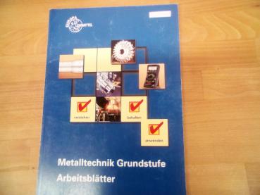 Metalltechnik Grundstufe Arbeitsblätter