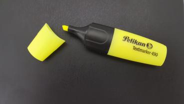 Preview: Textmarker Pelikan 490 - gelb