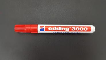 Edding 3000 permanent - rot