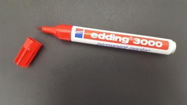 Preview: Edding 3000 permanent - rot