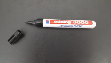 Preview: Edding 3000 permanent - schwarz
