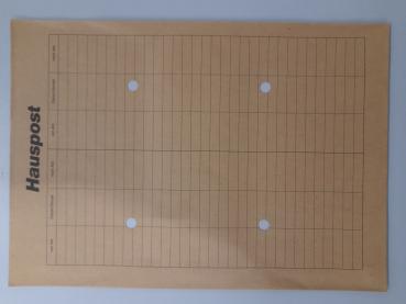 Hausposttaschen - DIN B4 - braun