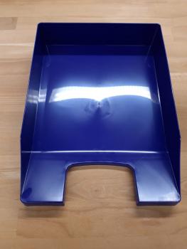 Ablagekorb A4 stapelbar blau