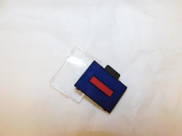 Preview: Stempel Austauschkissen - 6/50 - blau/rot