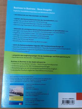 Preview: Business to Business  Englische Geschäftskorrespondenz und Bürokommunikation