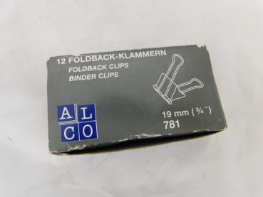 Foldback-Klammer (Binder Clip) - 19mm