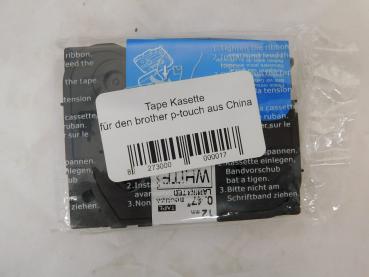 Preview: Schriftband Kassette für Brother P-Touch