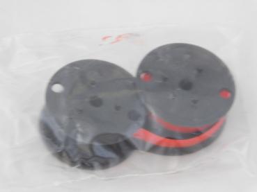 Preview: Farbband Kores - Doppelspule - klein - schwarz/rot - für Rechenmaschine