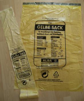 Preview: Gelber Sack (Pro Stück bestellbar)