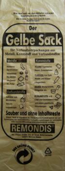 Gelber Sack (Pro Stück bestellbar)