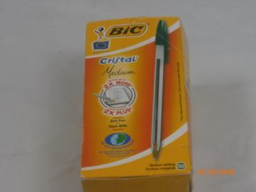 Kugelschreiber BIC Cristal - grün - Auslaufartikel