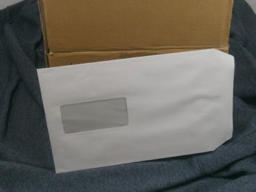 Versandtaschen mit Fenster - DIN C5 - weiß