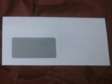 Briefumschlag mit Fenster - DIN Lang