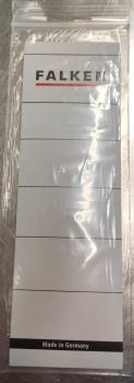 Papierrückenschilder breit, selbstklebend, 10er Pack, Falken