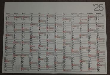 Plakatkalender 2026  100x70cm