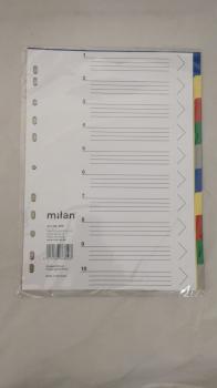 Register Kunststoff 868 - DIN A4 - 10-teilig - farbig