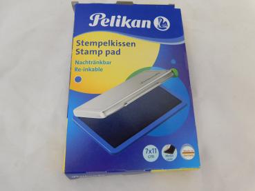 Stempelkissen Pelikan - 7cm x 11cm - blau