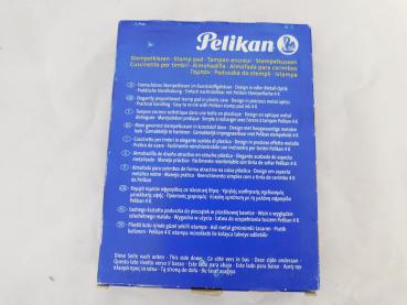 Preview: Stempelkissen Pelikan - 7cm x 11cm - rot