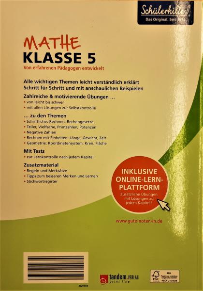 Gute Noten in Mathe 5. Klasse mit Tests  Schülerhilfe