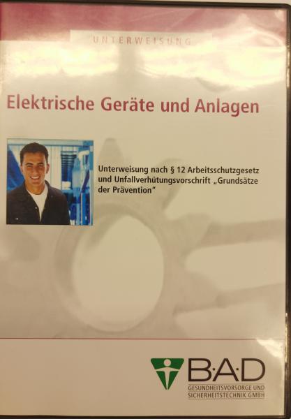 CD-ROM UNTERWEISUNG Elektrische Geräte und Anlagen