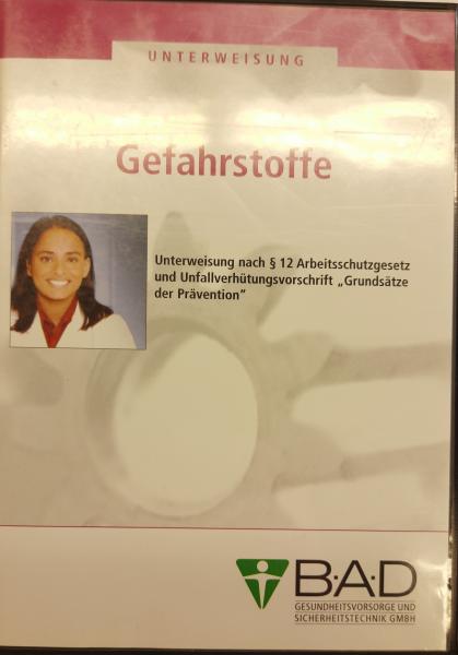CD-ROM UNTERWEISUNG Gefahrstoffe