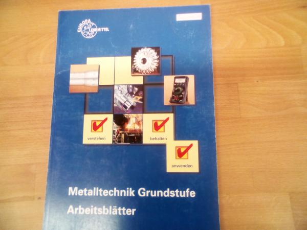Metalltechnik Grundstufe Arbeitsblätter