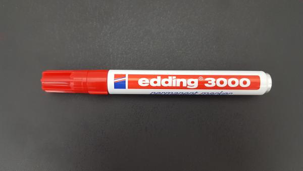 Edding 3000 permanent - rot