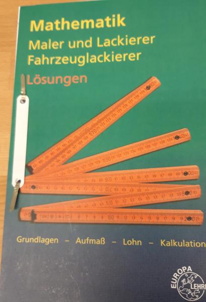 Mathematik Maler und Lackierer Fahrzeuglackierer Lösungen