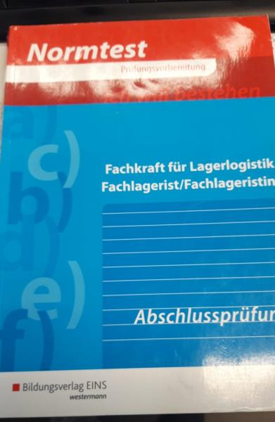 Normtest Prüfungsvorbereitung Fachkraft für Lagerlogistik, Fachlagerist/Fachlageristin