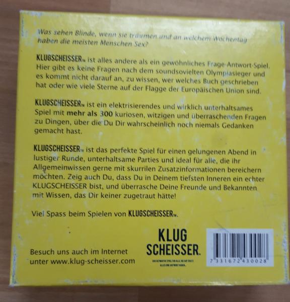 Klug Scheisser Kartenspiel