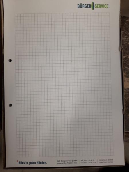 BUES Block Kariert DIN A4