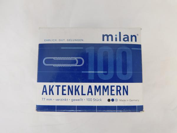 Aktenklammern - 77mm - 100 Stück