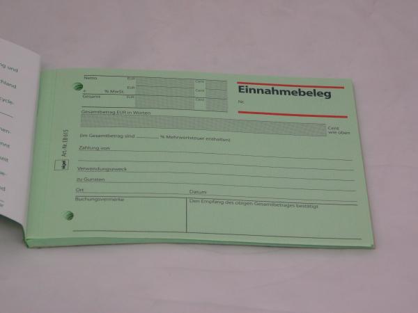 Einnahmebeleg EB 615