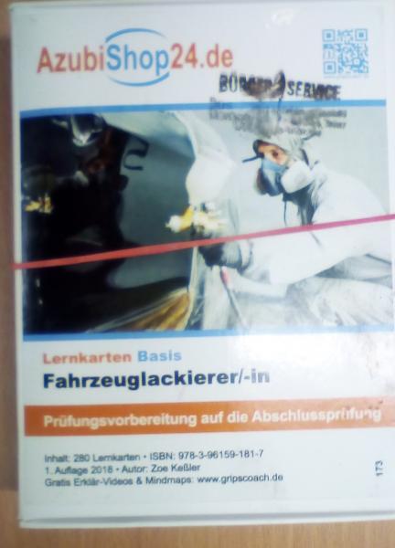 Lernkarten Basis Fahrzeuglackierer/in