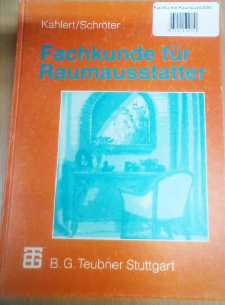 Fachkunde für Raumausstatter