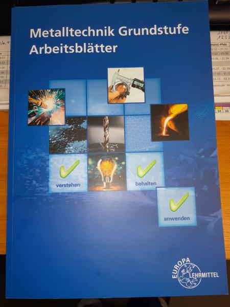Metalltechnik Grundstufe Arbeitsblätter