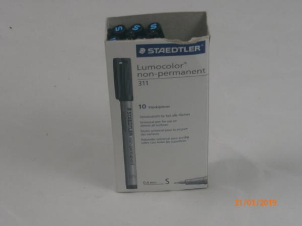 Lumocolor non-permanent pen 311 - 0,4mm - schwarz