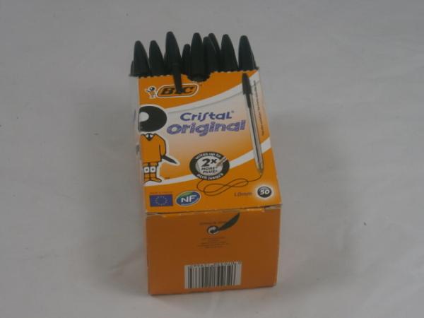Kugelschreiber BIC Cristal - schwarz