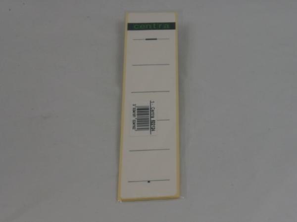 Rückenschilder Centra - schmal - selbstklebend