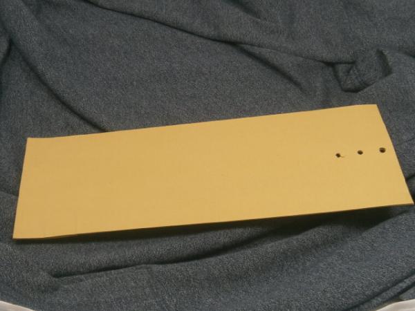 Musterbeutel 305x120x50 mm - braun