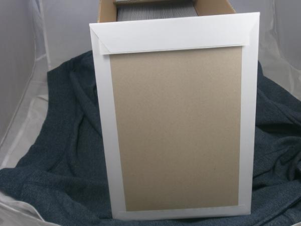 Versandtaschen mit Papprückwand ohne Fenster - DIN C4 - weiß - Auslaufartikel