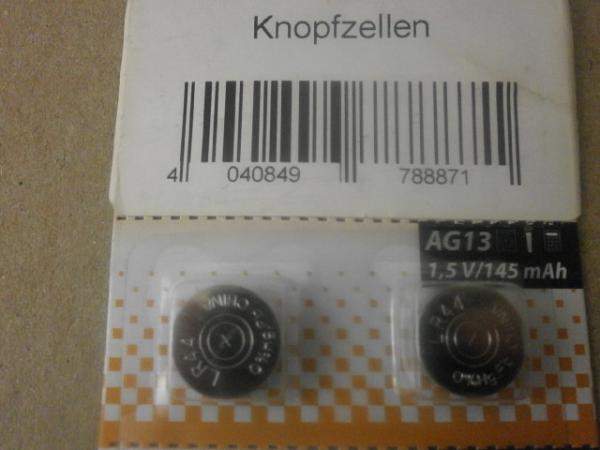 Knopfzelle LR 44