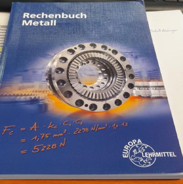 Rechenbuch Metall