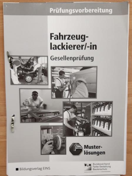 Prüfungsvorbereitung Fahrzeuglackierer/-in Gesellenprüfung