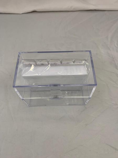 Karteikasten DIN A7 + 100 Karteikarten & Register A-Z