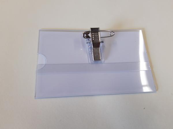 Namenschilder mit Clip