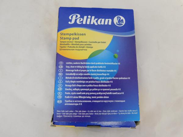 Stempelkissen Pelikan - 7cm x 11cm - blau